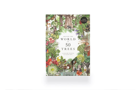 Around the World in 50 Trees by Jonathan Drori, Lucille Clerc