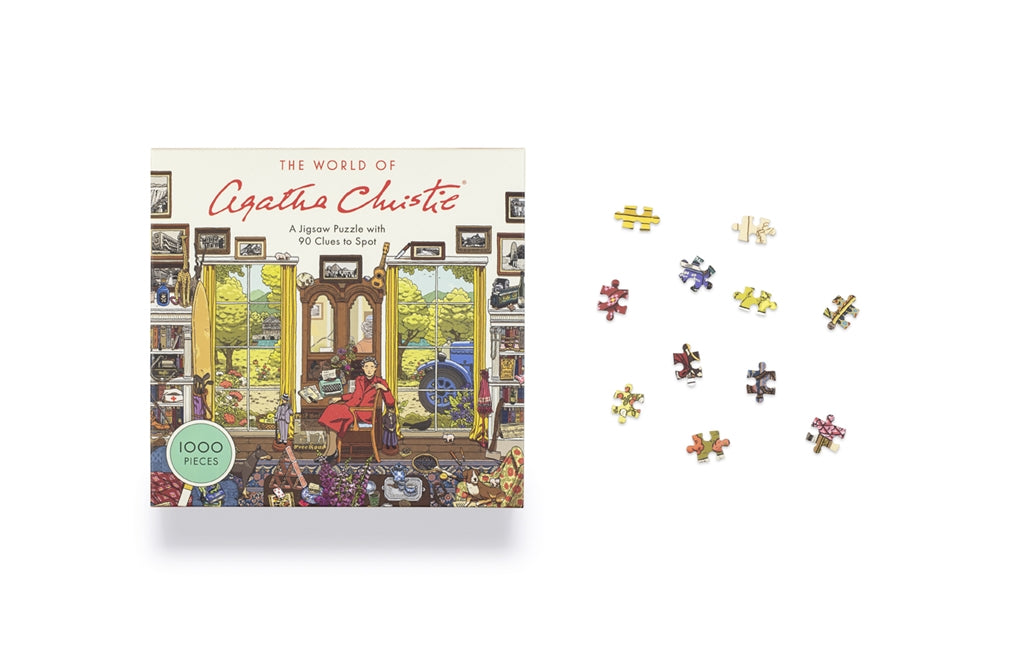 The World of Agatha Christie: 1000-piece Jigsaw by Ilya Milstein