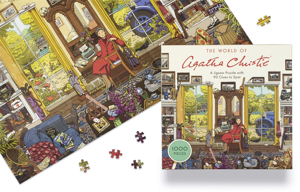 The World of Agatha Christie: 1000-piece Jigsaw by Ilya Milstein