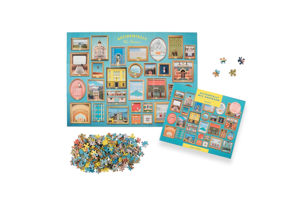 Accidentally Wes Anderson Jigsaw Puzzle by Wally Koval