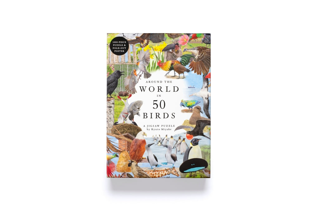 Around the World in 50 Birds by Ryuto Miyake, Mike Unwin