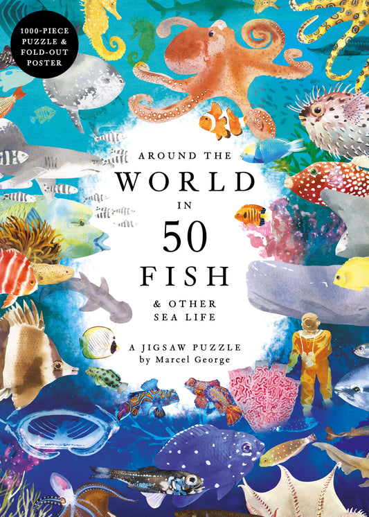 Around the World in 50 Fish by Helen Scales, Marcel George