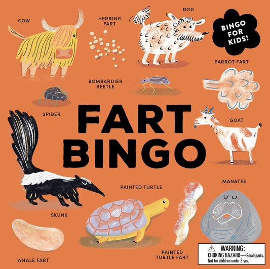 Fart Bingo by Nicholas M. Caruso, Daniella Rabaiotti, Claudia Boldt