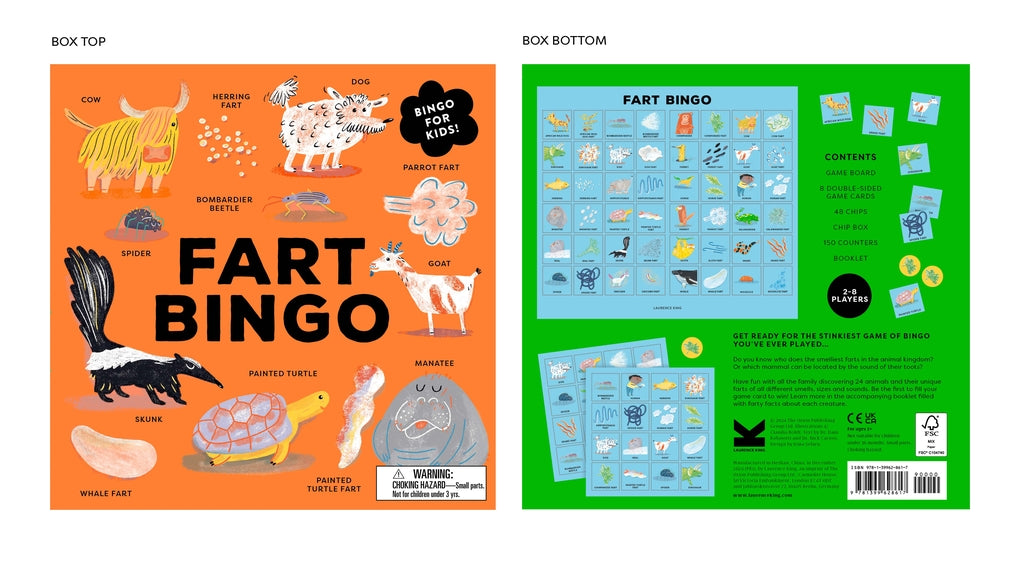 Fart Bingo by Nicholas M. Caruso, Daniella Rabaiotti, Claudia Boldt