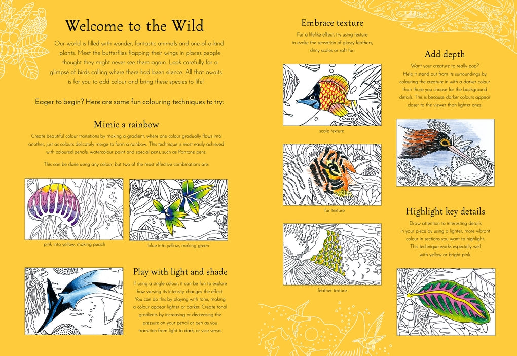 Return of the Wild Colouring Book by Helen Scales