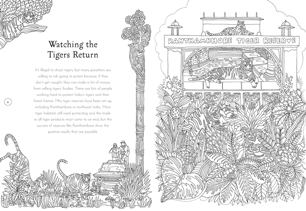 Return of the Wild Colouring Book by Helen Scales