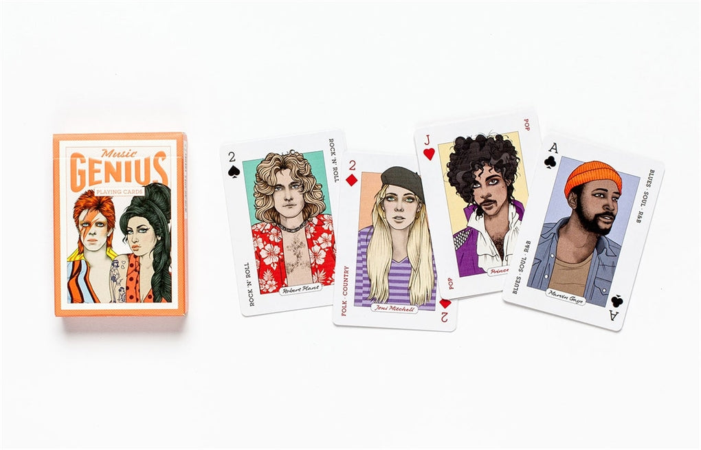 Genius Music (Genius Playing Cards) by Rik Lee, Laurence King Publishing