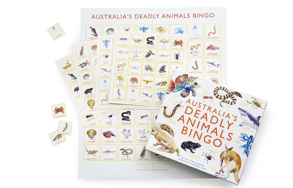 Australia's Deadly Animals Bingo by Marcel George, Magma Publishing Ltd