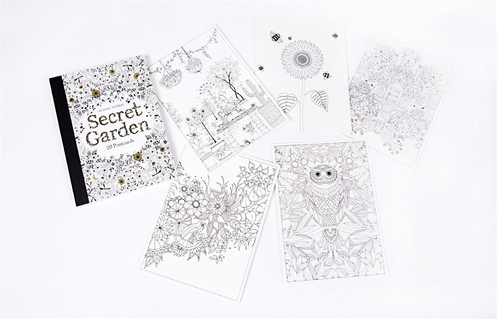 Secret Garden: 20 Postcards by Johanna Basford