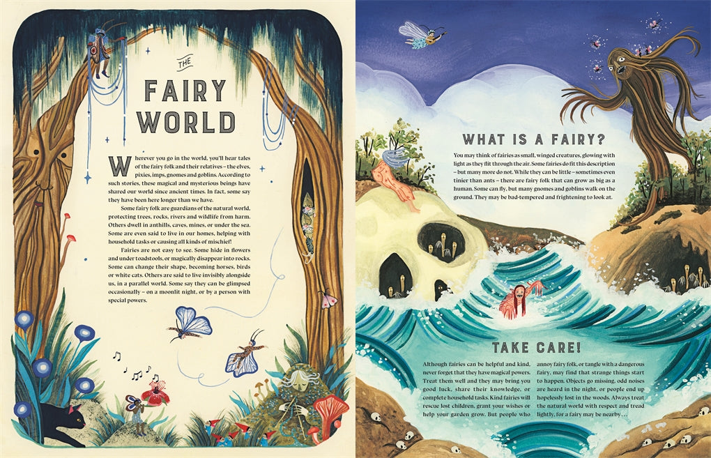 The Fairy Atlas by Anna Claybourne, Miren Asiain Lora