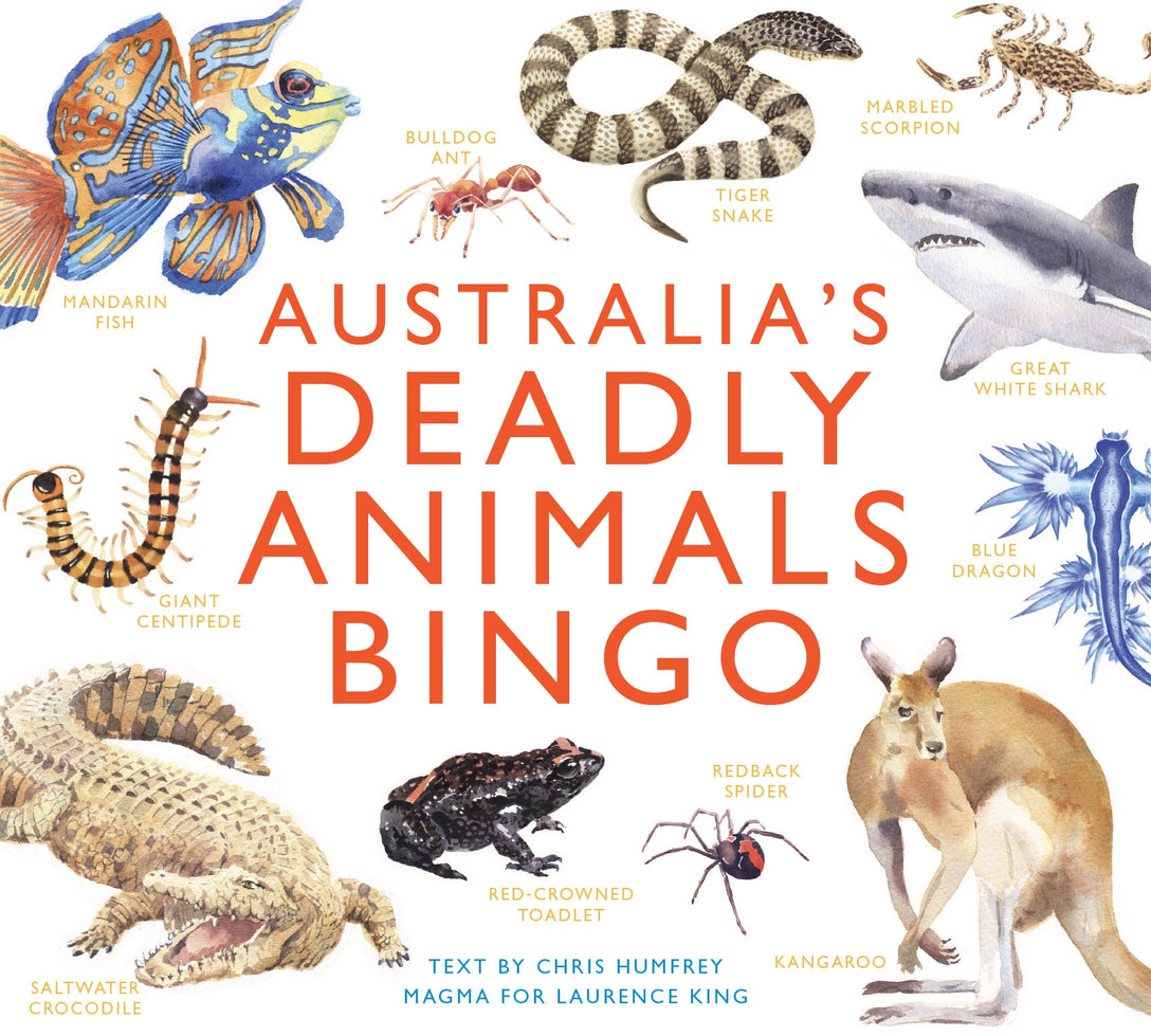 Australia's Deadly Animals Bingo by Marcel George, Magma Publishing Ltd